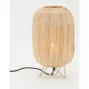 Lampe à poser en raphia Kenya