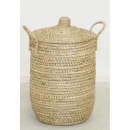 Ensemble 5 pièces de rangement en jonc