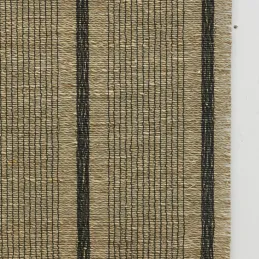 Linge de table en jonc naturel et noir