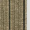 Linge de table en jonc naturel et noir