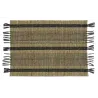 Linge de table en jonc naturel et noir