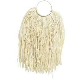Décors muraux en palmier naturel et franges