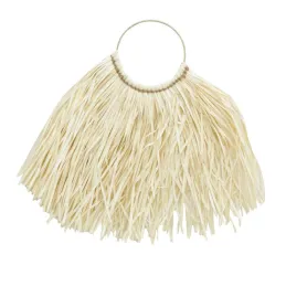 Décors muraux en palmier naturel et franges