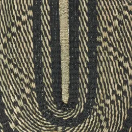 Éventails en jonc colorés ethniques (lot de 2)