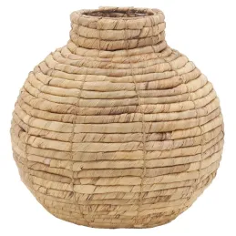 Vase jarre en jacinthe d'eau