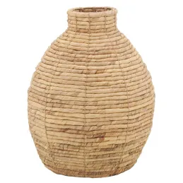 Vase jarre en jacinthe d'esu