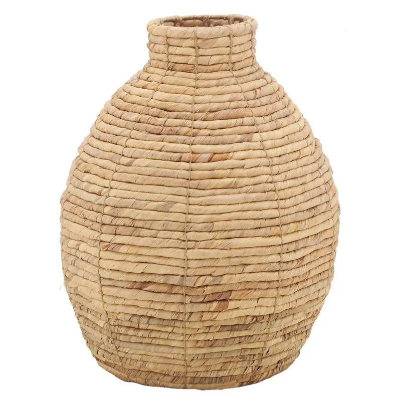 Vase jarre en jacinthe d'esu