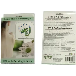 Gants hydratants Réflexologie & Spa (La paire)