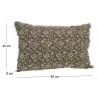 Coussin en lin à motifs Capucine 40 x 60 cm
