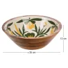 Saladier en bois de manguier 35 cm Sofia