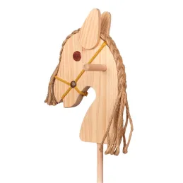 Cheval avec manche en bois Caballo