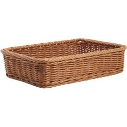 Manne en synthétique marron