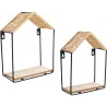 Etagères murales Maison (Lot de 2)