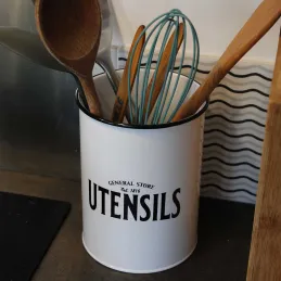 Porte-ustensiles en fer blanc General store