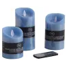 Coffret 3 bougies à LED parfumées avec télécommande