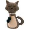 Bloc porte en tissu Chat