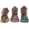 Bouddha enfant assis en résine (Lot de 3)