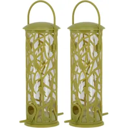 Mangeoire silo pour oiseaux Chiffchaff (Lot de 2)