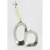 Vases cercle en aluminium (Lot de 2)