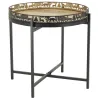 Table d'appoint Cerf en métal et bois