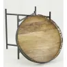 Table d'appoint Cerf en métal et bois