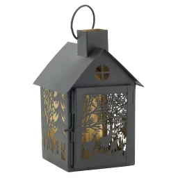 Lanterne en métal Maison Cerf