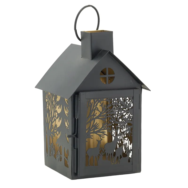 Lanterne en métal Maison Cerf
