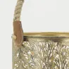 Lanternes en métal doré Cerf (lot de 3)