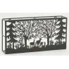 Photophores en métal Cerf rectangulaires (lot de 3)