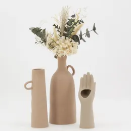 Vase en céramique terracotta