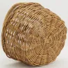 Panier ovale en poelet marron
