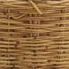 Panier ovale en poelet marron