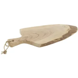 Planche à découper en acacia brut et écorce