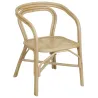 Fauteuil en rotin et cannage Design