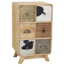 Commode Vache en manguier