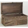 Coffre de rangement en bois recyclé