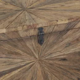 Coffre de rangement en bois recyclé