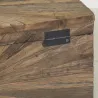Coffre de rangement en bois recyclé