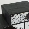 Grande commode Zigzag Vache noire