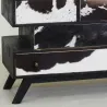 Grande commode Zigzag Vache noire