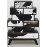 Grande commode Zigzag Vache noire