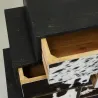 Grande commode Zigzag Vache noire