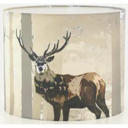 Abat-jour en coton Cerf