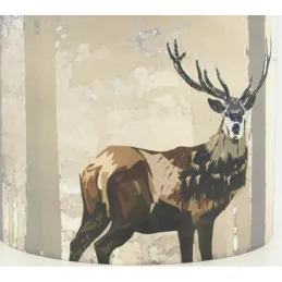 Abat-jour en coton Cerf