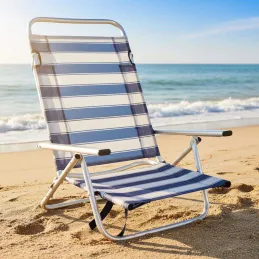Fauteuil de plage en aluminium Maribel