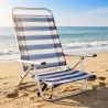 Fauteuil de plage en aluminium Maribel