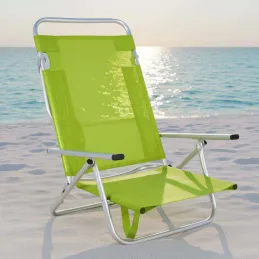 Fauteuil de plage en aluminium Maribel