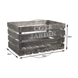Caisse en bois Côté jardin