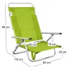 Fauteuil de plage en aluminium Maribel