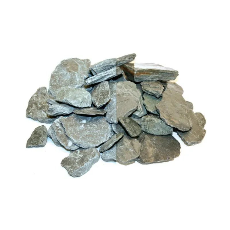 Paillis d'ardoises gris vert argenté 30/60